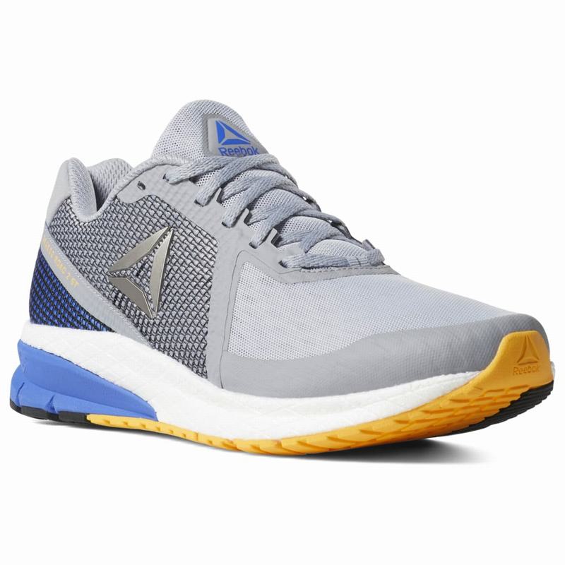 Adidasi Alergare Reebok Grasse Road Barbati Gri/Albi/Albastri Romania ZY4378MH